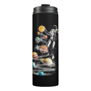 Bouteilles Isothermes Noël dans le système solaire spatial L'astronaute 