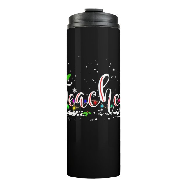 Bouteilles Isothermes Noël de l'enseignant (Devant)