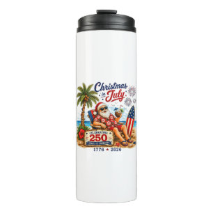 Bouteilles Isothermes Noël en juillet 250 ans de liberté Beach Santa