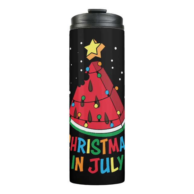 Bouteilles Isothermes Noël en juillet Noël en juillet pastèque (Devant)