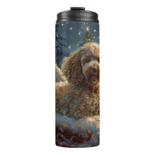 Bouteilles Isothermes Noël Festif au Chien Caniche