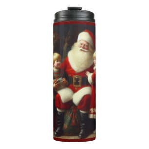 Bouteilles Isothermes Noël Père Noël avec enfants 6