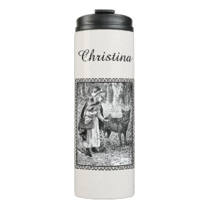 Bouteilles Isothermes Noir Blanc Petit Rouge Panier à manches