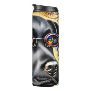 Bouteilles Isothermes Noir funky Labrador