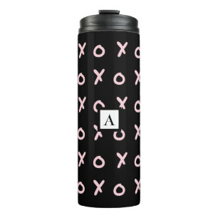Bouteilles Isothermes Noir & Rose Bébé X O XO XO's Tendance Mignon