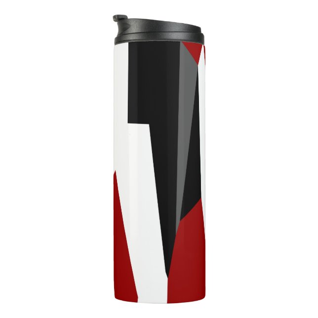 Bouteilles Isothermes Noir rouge gris et blanc (Tourné sur la droite)