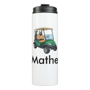 Bouteilles Isothermes Nom de voiture de golf verte cadeaux de sport pour