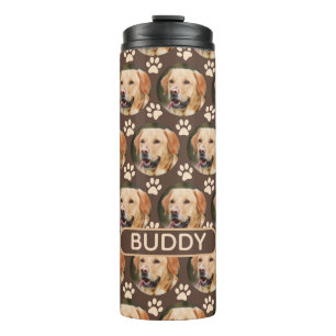 Bouteilles Isothermes Nom du chien du Motif photo de animal de compagnie