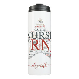 Bouteilles Isothermes Nom Infirmière inscrite RN Star Thermal Tumbler