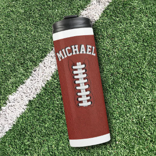 Bouteilles Isothermes Nom personnalisé American Football Thermal Tumbler