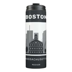 Bouteilles Isothermes Nom personnalisé Boston Massachusetts