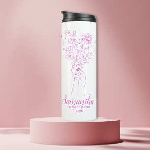 Bouteilles Isothermes Nom personnalisé de demoiselle d'honneur 