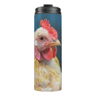Bouteilles Isothermes Nom personnalisé - Gros plan sur le poulet
