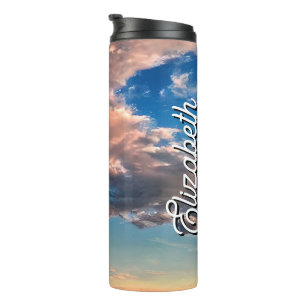 Bouteilles Isothermes Nom personnalisé Soft, Dreamy Sky