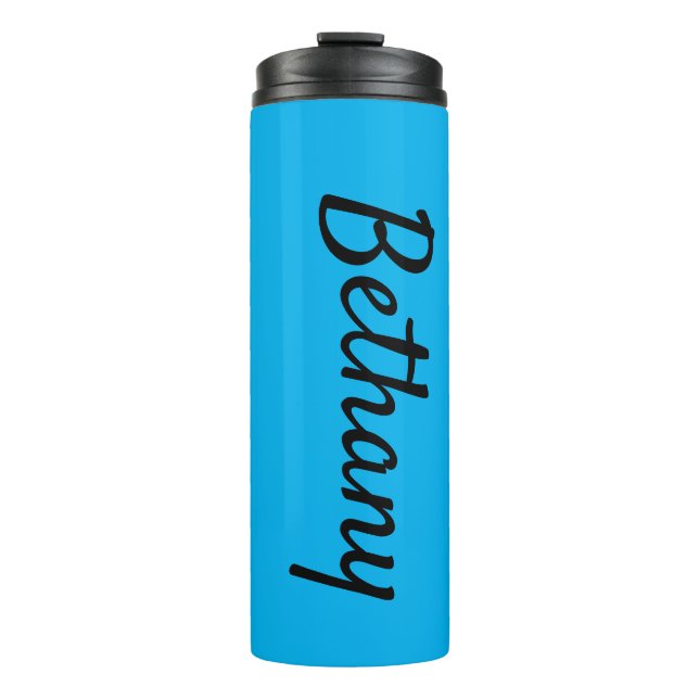 Bouteilles Isothermes Nom sur Aqua Matching Design 12oz (Devant)