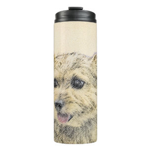 Bouteilles Isothermes Norwich Terrier Peinture - Cute Original Chien Art
