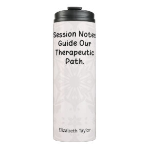 Bouteilles Isothermes Notes de session de thérapie guidant notre chemin