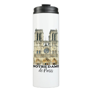 Bouteilles Isothermes Notre-Dame de Paris Souvenir France Cathédrale