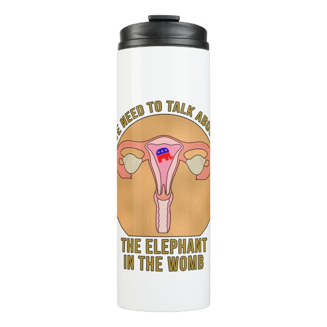 Bouteilles Isothermes Nous devons parler de l'éléphant dans le ventre (Devant)