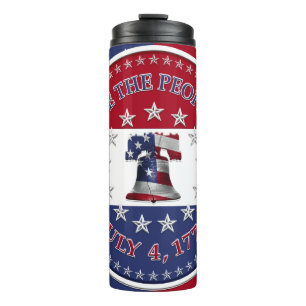 Bouteilles Isothermes Nous le peuple 4 juillet 1776 Cloche avec 13 & 50