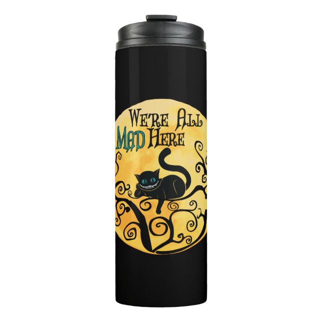 Bouteilles Isothermes Nous sommes tous morts ici - Cheshire Cat (Devant)