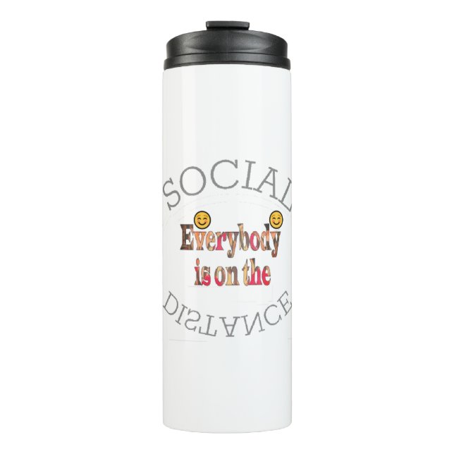 Bouteilles Isothermes Nous survivrons à la COVID-19 - Un message de forc (Devant)