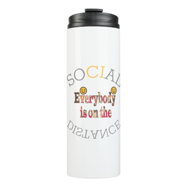 Bouteilles Isothermes Nous survivrons à la COVID-19 - Un message de forc (Devant)