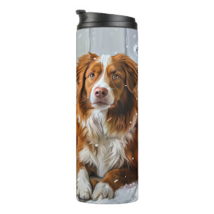Bouteilles Isothermes Nova Scotia Duck Tolling Retriever Chien Fête de N