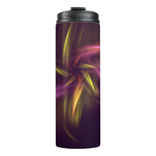 Bouteilles Isothermes Nuances violettes Imaginaire Abstrait de fleurs