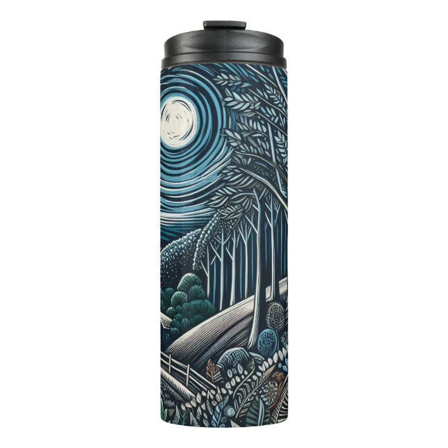 Bouteilles Isothermes Nuit dans les bois (Devant)