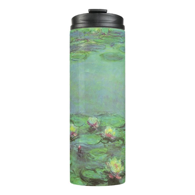 Bouteilles Isothermes Nymphéas par Claude Monet, Impressionnisme Vintage (Devant)