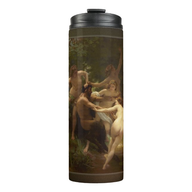 Bouteilles Isothermes Nymphes et Satyr par William-Adolphe Bouguereau (Devant)