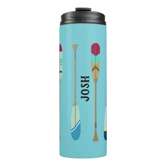 Bouteilles Isothermes Oars de style vintage (Devant)