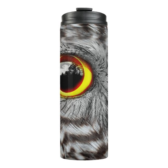 Bouteilles Isothermes Oeil mystique de hibou (Devant)