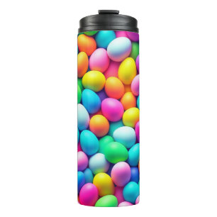 Bouteilles Isothermes Oeuf de Pâques aux couleurs vives/Printemps