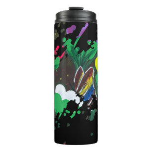 Bouteilles Isothermes Œuvre d'art faite main - Papillon Bolssom