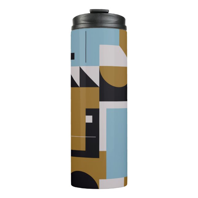 Bouteilles Isothermes OEuvre de composition Bauhaus réalisée avec l'ele  (Devant)