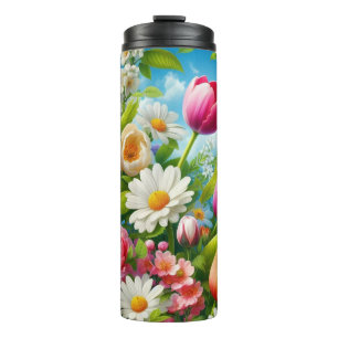 Bouteilles Isothermes OEuvre florale/printanière