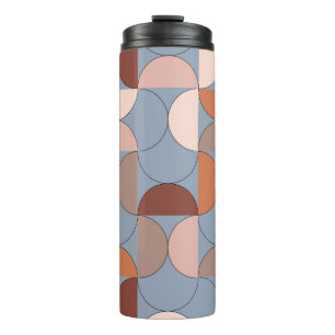 Bouteilles Isothermes OEuvre géométrique : style scandinave minimaliste.