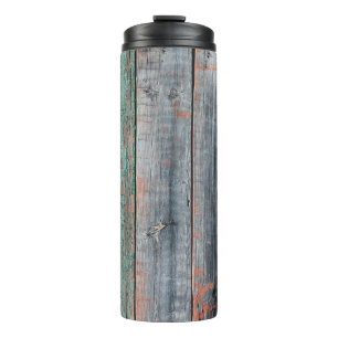 Bouteilles Isothermes Old wooden fence painted in different color, trend