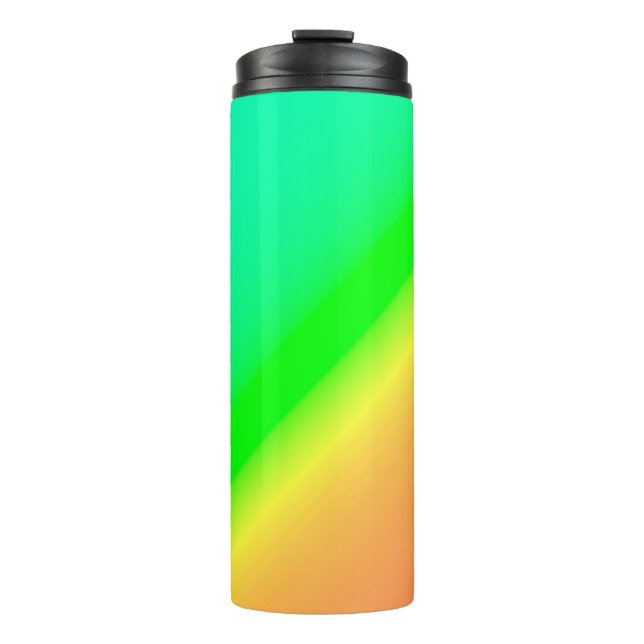 Bouteilles Isothermes Ombre vert diagonale (Devant)
