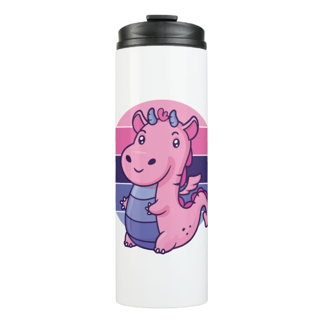 Bouteilles Isothermes Omnisexual Dragon Omnisexuality Flag Pride (Devant)