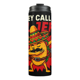 Bouteilles Isothermes On M'Appelle El Jefe Taco Funny Boss Cinco De Mayo