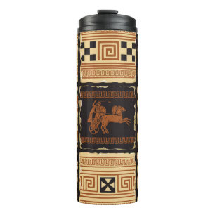 Bouteilles Isothermes on the theme of Ancient Greece in form of a set o