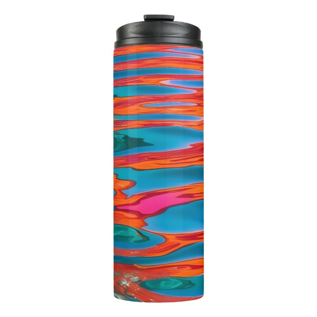 Bouteilles Isothermes Ondes colorées (Devant)