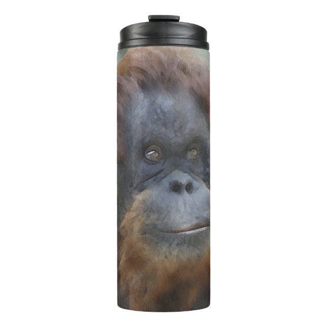 Bouteilles Isothermes Orang aquarelle (Devant)