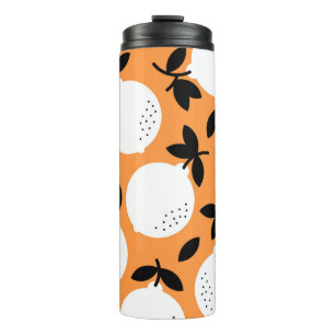 Bouteilles Isothermes Orange Bliss : Motif de fruits exquis