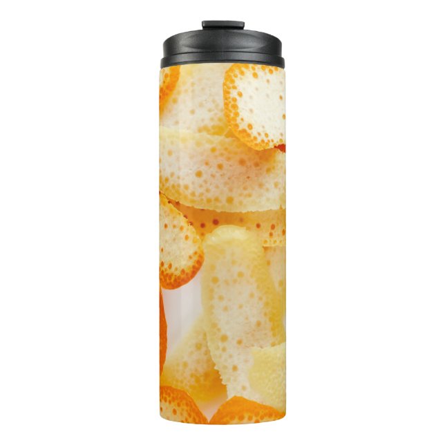 Bouteilles Isothermes Orange peaux (Devant)