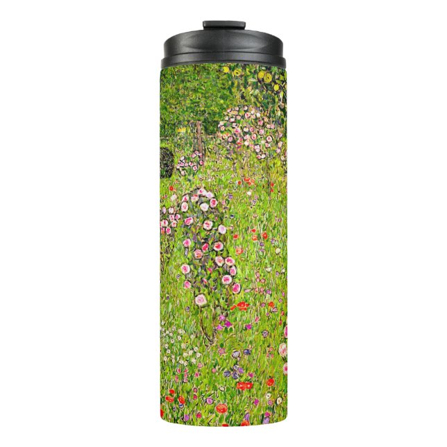 Bouteilles Isothermes Orchard Gustav Klimt avec Rose (Devant)