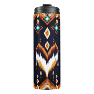 Bouteilles Isothermes Oriental ikat motif ethnique sans soudure commerce